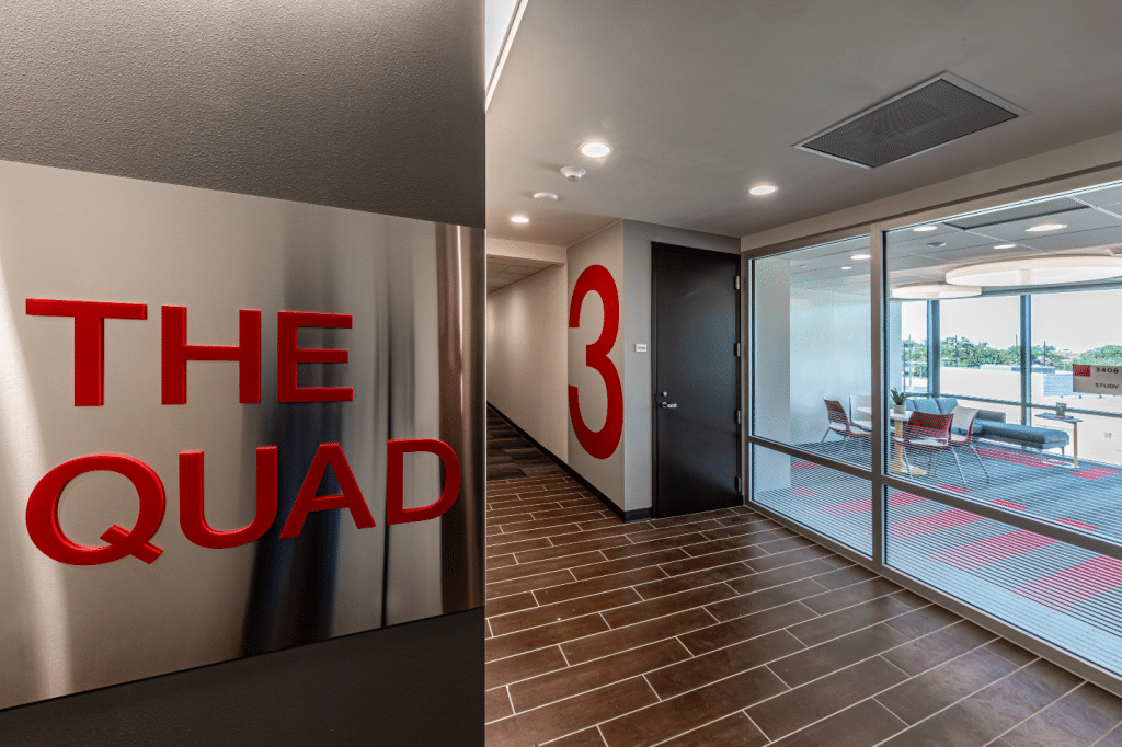 The quad: campus housing at the university of houston